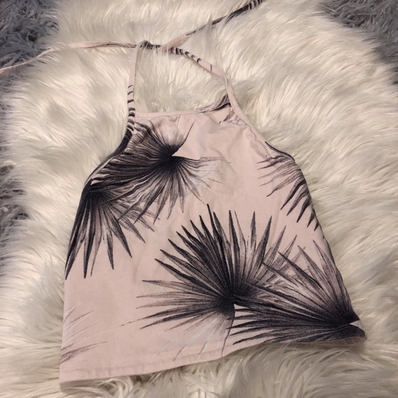 Me to We Tops - Me to We Pacsun Halter Crop Top